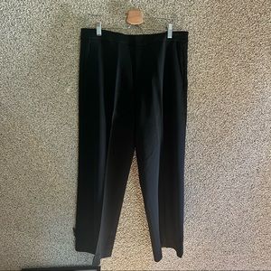 Vince black cropped trousers
